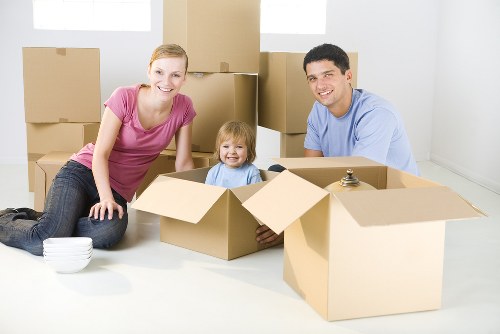 Professional packing services for a South Kensington home move