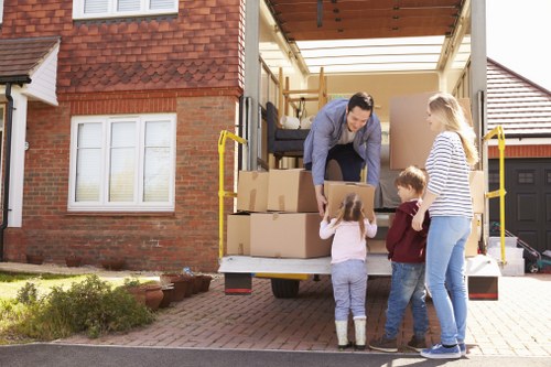 Packing and moving supplies for a South Kensington house relocation