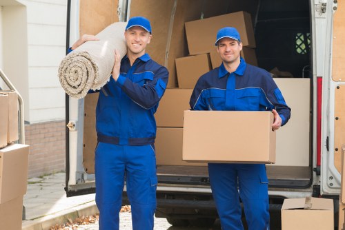 Local removals service supporting a house move in South Kensington