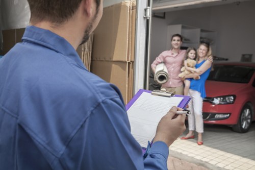 Local van transport for South Kensington flats and offices