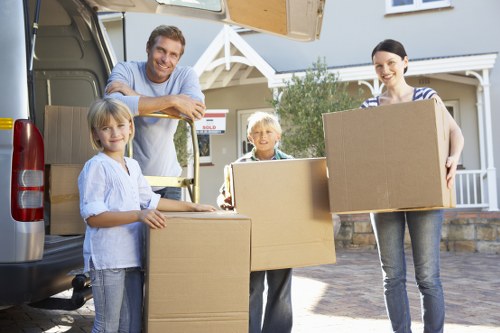Protective packing for fragile items during removals